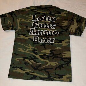 True Texan size medium Camouflage cotton Graphic T-Shirt